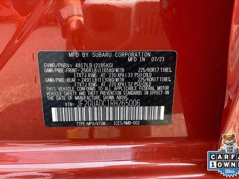 Certified 2024 Subaru Crosstrek 2.0i Premium AWD/4WD image 33