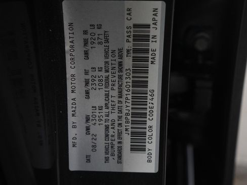 Used 2023 MAZDA MAZDA3 AWD 2.5 Turbo Hatchback image 22