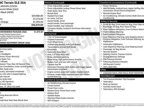 Used 2023 GMC Terrain SLE w/ Driver Convenience Package image 28