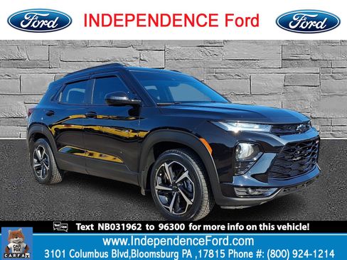 Used 2022 Chevrolet TrailBlazer RS w/ Sun and Liftgate Package AWD/4WD image 1