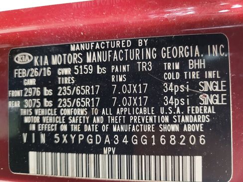 Used 2016 Kia Sorento AWD image 33