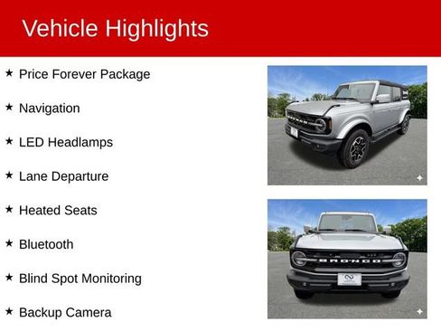 Used 2023 Ford Bronco Outer Banks AWD/4WD image 2