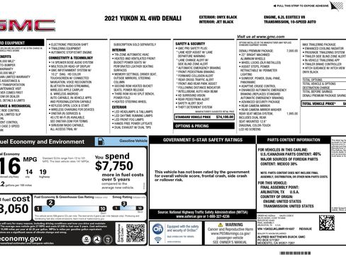 Used 2021 GMC Yukon XL Denali w/ Denali Premium Package image 24