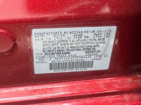 Certified 2025 Nissan Versa SR w/ Trunk Package image 21