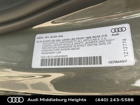 Used 2025 Audi A5 2.0T Premium w/ Convenience Package image 14