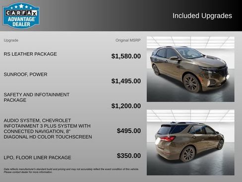 Used 2024 Chevrolet Equinox RS w/ RS Leather Package FWD image 3