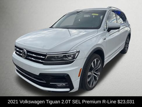 Used 2021 Volkswagen Tiguan SEL Premium R-Line w/ 3rd Row Seat Package image 7