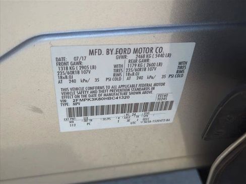 Used 2017 Ford Edge Titanium w/ Equipment Group 301A FWD image 22