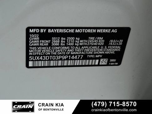 Used 2023 BMW X4 M40i w/ Premium Package AWD/4WD image 34