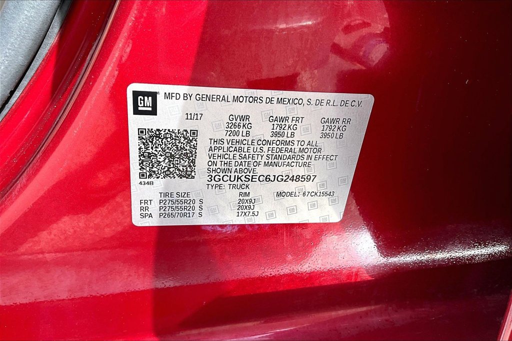 Used 2018 Chevrolet Silverado 1500 LTZ w/ Sport Package AWD/4WD image 42