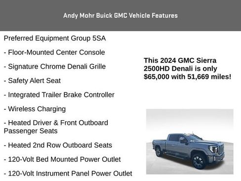 Used 2024 GMC Sierra 2500 Denali w/ Denali Reserve Package AWD/4WD image 12