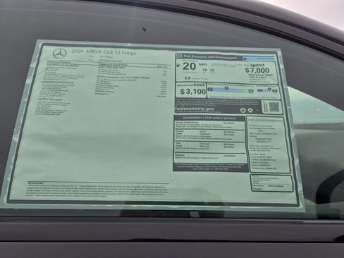 New 2026 Mercedes-Benz GLE 53 AMG 4MATIC Coupe image 15
