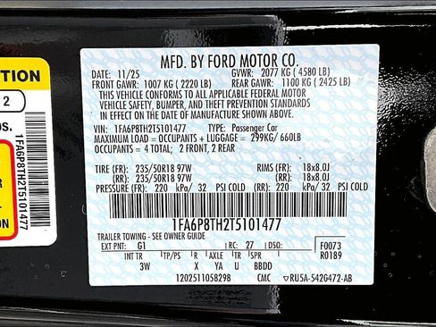 New 2026 Ford Mustang Premium image 12