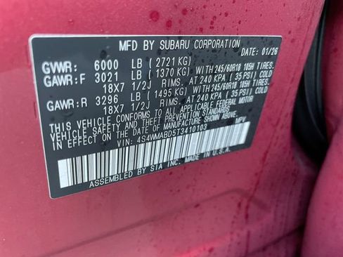 New 2026 Subaru Ascent Premium w/ Premium Package AWD/4WD image 28