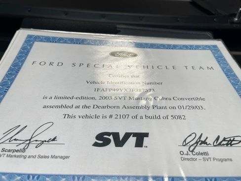 Used 2003 Ford Mustang Cobra RWD image 66