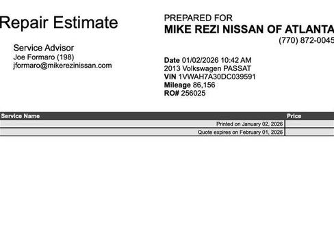 Used 2013 Volkswagen Passat 2.5 S image 4