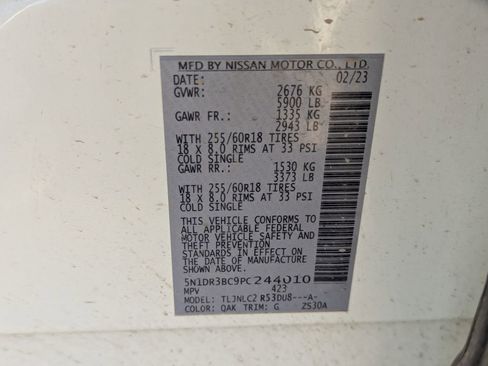 Used 2023 Nissan Pathfinder SV image 39