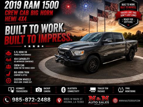 Used 2019 RAM 1500 Big Horn AWD/4WD image 1