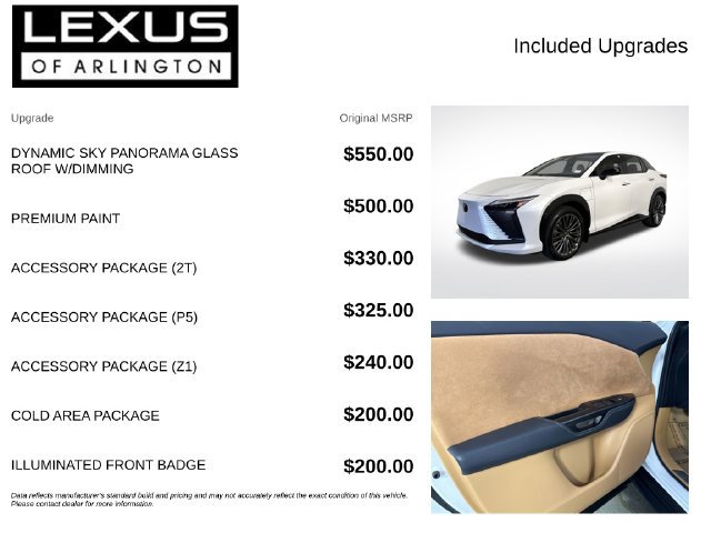 Certified 2023 Lexus RZ 450e Premium w/ Accessory Package (2T) AWD/4WD image 4
