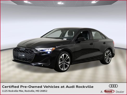 Certified 2025 Audi A3 2.0T Premium w/ Black Optic Package image 1