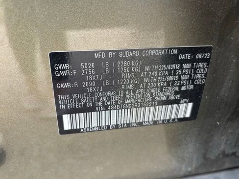 Used 2024 Subaru Outback Limited XT image 15