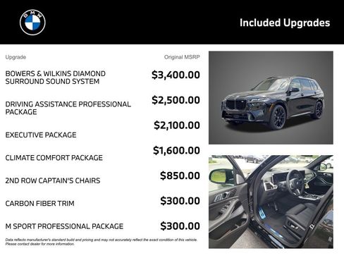 New 2027 BMW X7 M60i AWD/4WD image 4