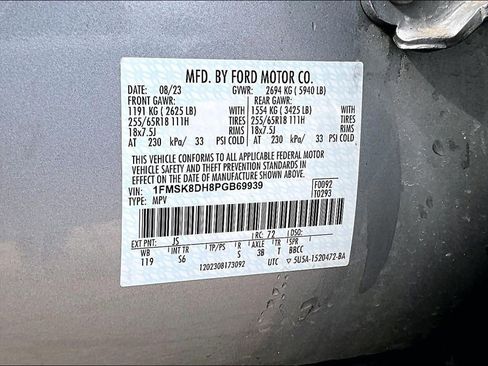 Certified 2023 Ford Explorer XLT w/ Equipment Group 202A image 34