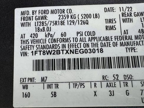 Used 2022 Ford F250 Lariat w/ Tremor Off-Road Package image 34