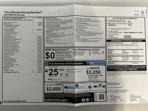 Used 2024 BMW X5 xDrive40i w/ Premium Package image 29