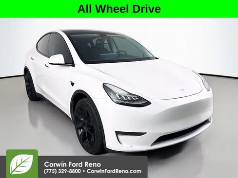 Used 2020 Tesla Model Y Long Range AWD/4WD image 1