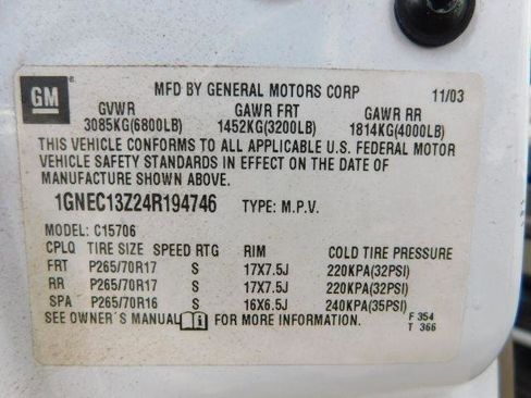 Used 2004 Chevrolet Tahoe LS w/ Safe And Secure Package image 21