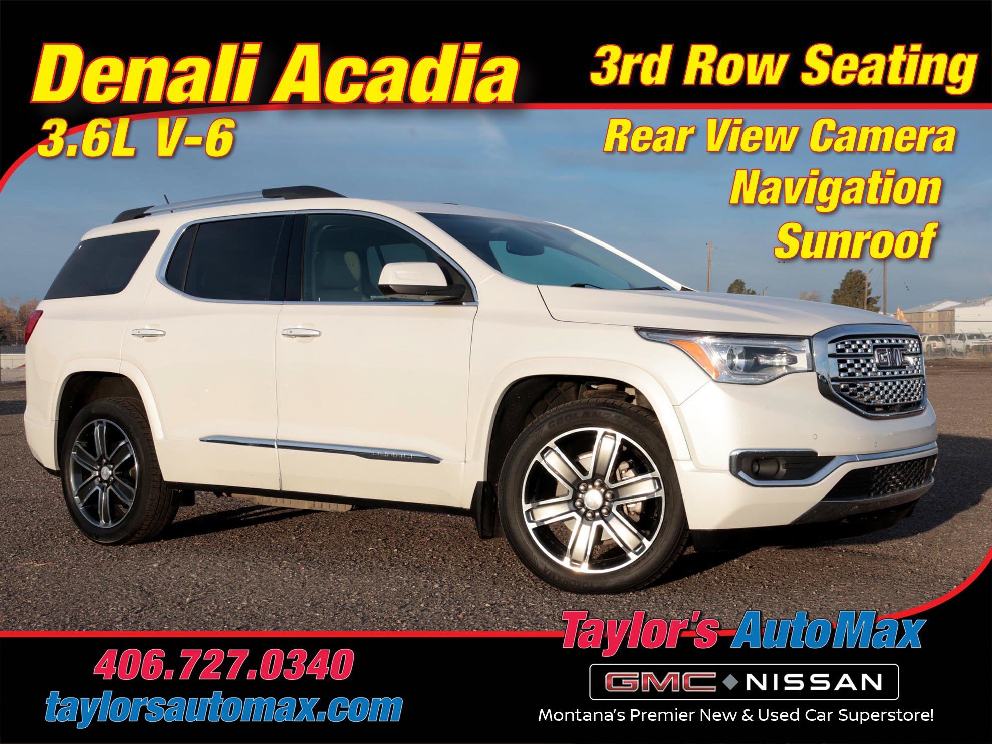 Used 2018 GMC Acadia Denali w/ Technology Package AWD/4WD image 1