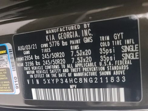 Used 2022 Kia Telluride EX w/ EX Premium Package image 45