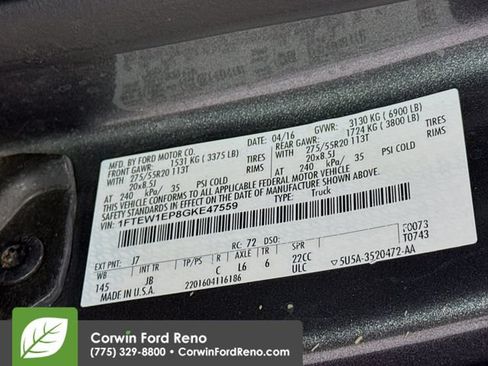 Used 2016 Ford F150 XLT w/ Equipment Group 302A Luxury AWD/4WD image 30