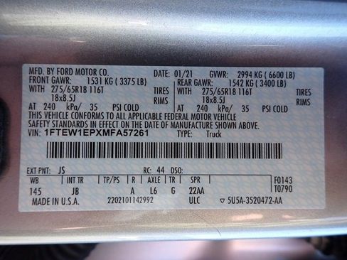 Used 2021 Ford F150 XL w/ STX Appearance Package image 23