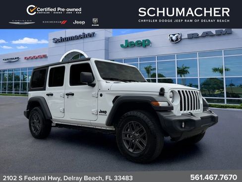 Certified 2024 Jeep Wrangler Unlimited Sport AWD/4WD image 1