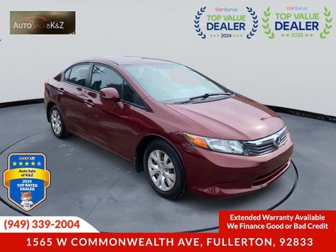 Used 2012 Honda Civic LX image 1
