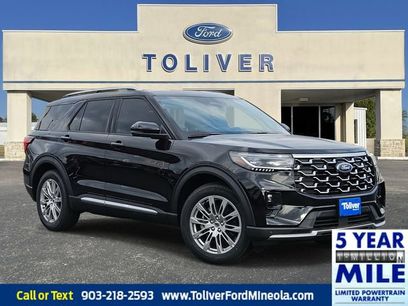 New 2025 Ford Explorer Platinum