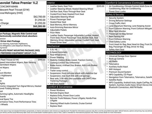 Used 2019 Chevrolet Tahoe Premier RWD image 6
