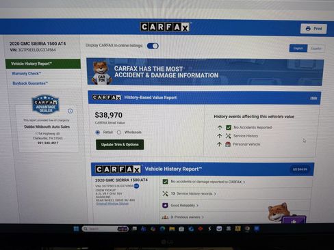 Used 2020 GMC Sierra 1500 AT4 image 20