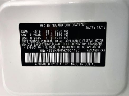 Used 2019 Subaru Legacy 2.5i Limited image 36