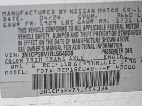 Used 2024 Nissan Kicks S FWD image 26
