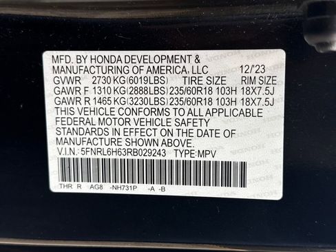 Used 2024 Honda Odyssey EX-L image 30