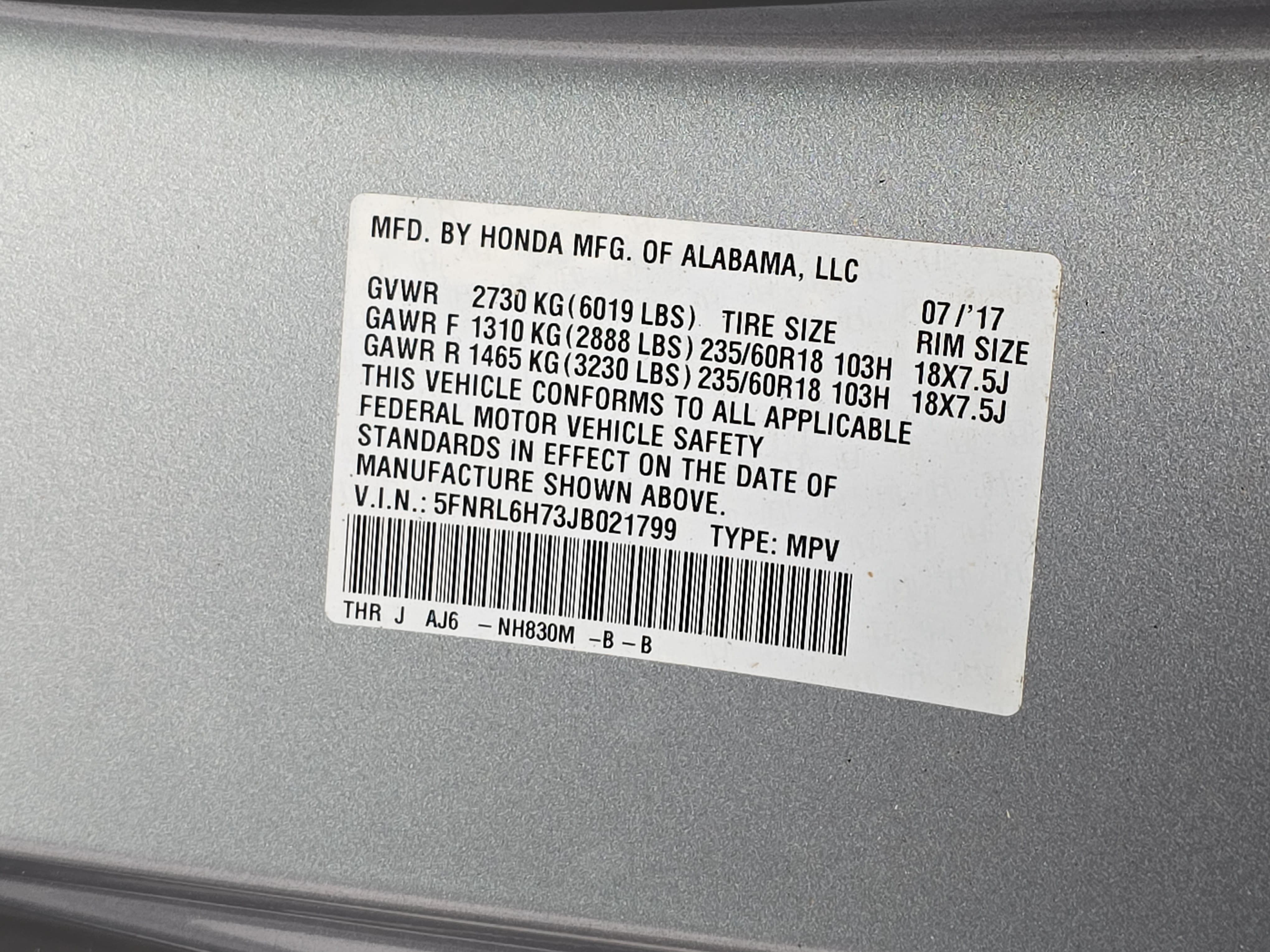 Used 2018 Honda Odyssey EX-L image 37