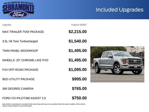 Certified 2023 Ford F150 Lariat w/ Max Trailer Tow Package AWD/4WD image 27