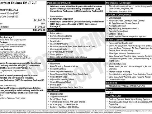 New 2025 Chevrolet Equinox EV LT image 24