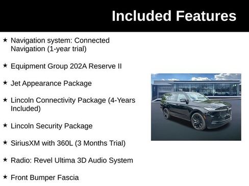 New 2026 Lincoln Navigator Reserve w/ Jet Appearance Package AWD/4WD image 6
