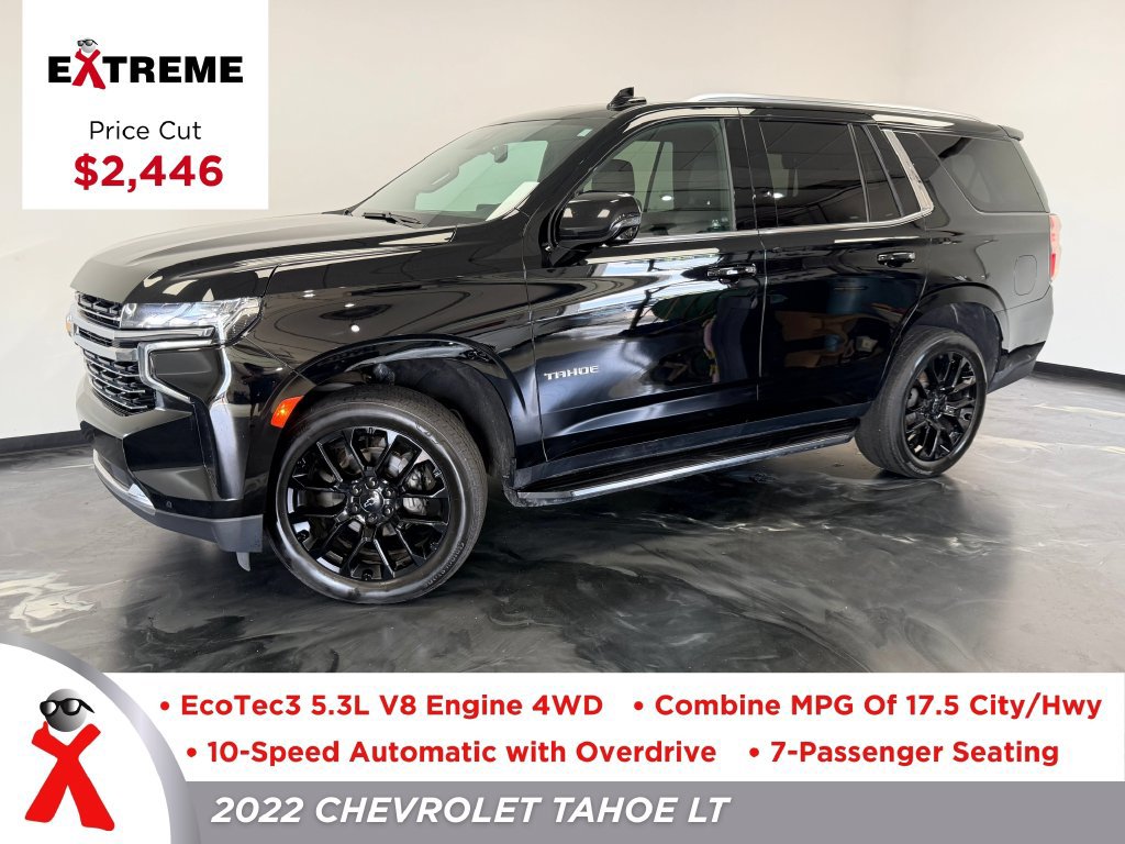 Used 2022 Chevrolet Tahoe LT w/ LT Signature Plus Package AWD/4WD 360° Tour