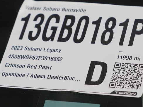 Used 2023 Subaru Legacy Touring XT AWD/4WD image 26