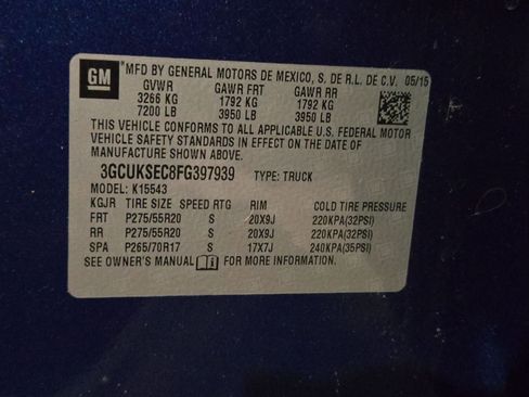 Used 2015 Chevrolet Silverado 1500 LTZ Z71 w/ LTZ Plus Package image 10